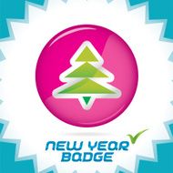 New Year Badge