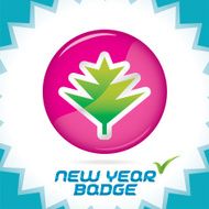 New Year Badge N2