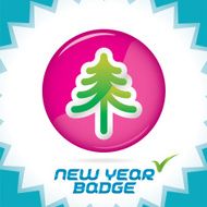 New Year Badge N4