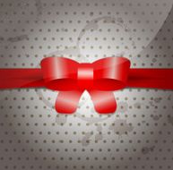 Celebratory background with bow