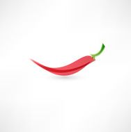 Icon of red hot chili pepper N14