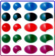 Hologram Vector Stikers