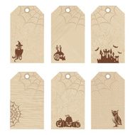 Set of halloween price tags N2
