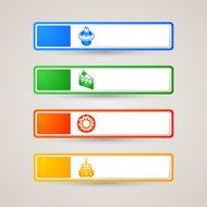 Sticker Label food set