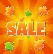 Autumn sale poster N8