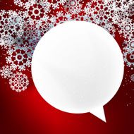 Red Christmas design with space for text N2