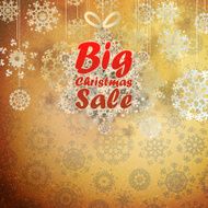Christmas retro Big Sale with copy space N2