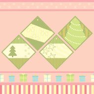 collection of christmas tags