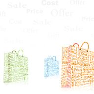 colorful shopping bag N2