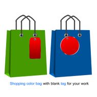 Shopping bag and tag N8