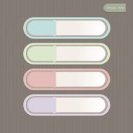 Sticker Label color set