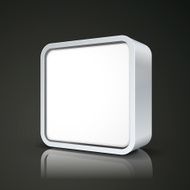 3d vertical blank light box template N2