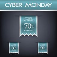 Cyber monday sales web elements N3