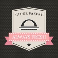 Bakery retro poster
