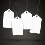 blank tags set design N3