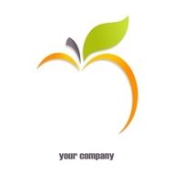 Yellow apple logo