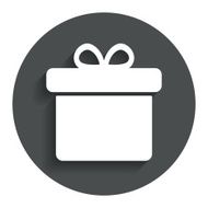 Gift box sign icon Present symbol N61