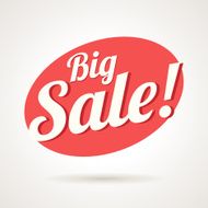 Big Sale Vector Label