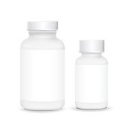 white plastic medical containers N2