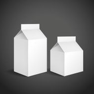 blank drink packaging set with soft shadow