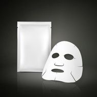 facial mask and blank package for cosmetics