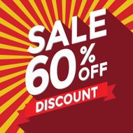 Sale 60 off discount