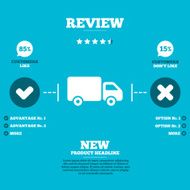 Delivery truck sign icon Cargo van symbol N6