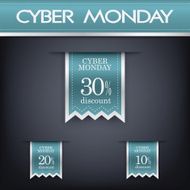 Cyber monday sales web elements N4