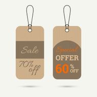 Set tags with ribbons and labels N10