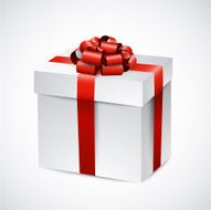 Realistic 3d gift box