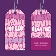 Vector pink ruffle fabric stripes vertical stripe frame pattern tags