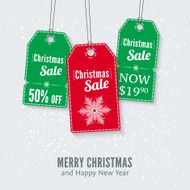 Christmas sale label N2