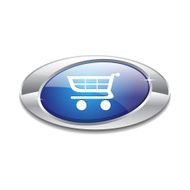 Shopping Elliptical Vector Blue Web Icon Button N2