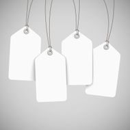 blank tags set design N4