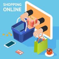 E-commerce or online shopping concept N2
