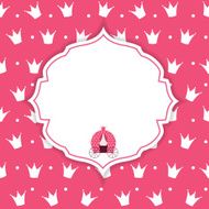 Princess Crown Background Vector Illustration N18