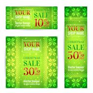 Christmas Sale Banners Set N4