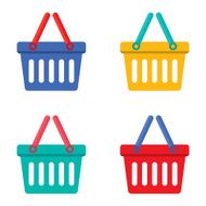 Colorful Shopping Basket