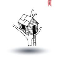 tree House icon vector illustration