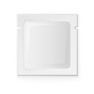 Blank white plastic sachet N7