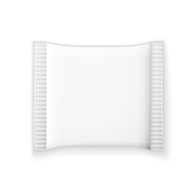 Blank white plastic sachet N9