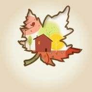 Autumn card N5