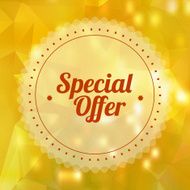 Vintage Sale Special Offer Sticker N7