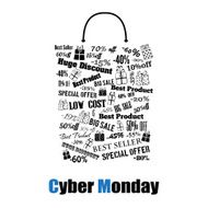 Cyber Monday shopping bag