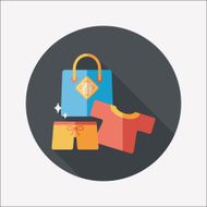Chinese New Year SALE flat icon with long shadow eps10 N13