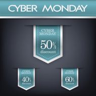 Cyber monday sales web elements N7