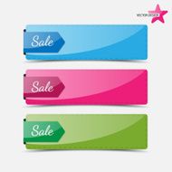 Sale banners vector N2