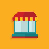 Shop design clean vector