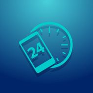 Round the Clock Icon