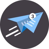 Vector Paper Plane Icon